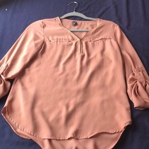 Muave mid sleeve dressy top from Windsor